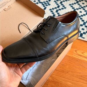 Clarks Black Oxford Shoes - worn 1 time